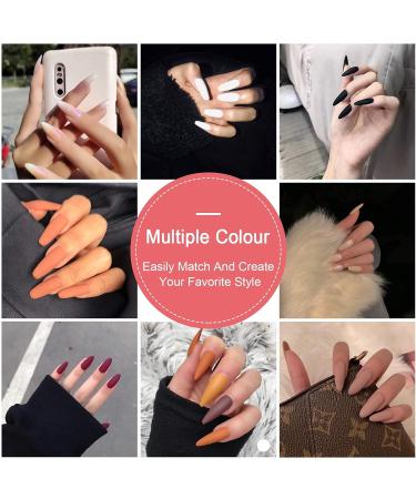 Kalolary Dual Nail Forms Set - 100PCS T-Shape Forms with Nail Tip Clip, Brush, File, and Poly gel Brush - Professional Nail Manicure Kit - Buy Online on GoSupps.com
