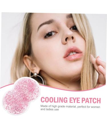 2pcs Eye Cooling Pads | Sleeping Eye Mask for Puffy Eyes | Cold Gel Pack for Massage | Useful Blindfold for Travel and Home Use - Pink - Buy Online on GoSupps.com
