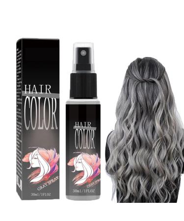 Temporary Hair Dye Hair Colour Liquid Gray Color Instant Hair Dye for Christmas Halloween Birthdays Party Cosplay Christmas
