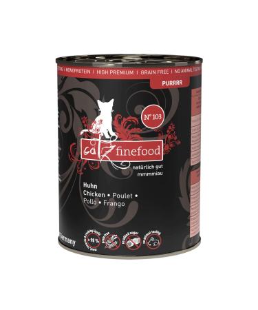 Catz finefood Katzenfutter Purrrr 103 Huhn, 6er Pack (6 x 400 g)
