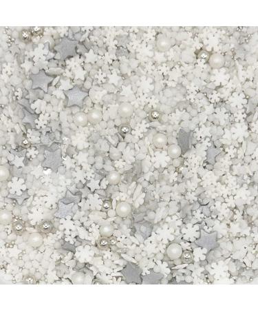 Sprinkletti Snowy Night Christmas Shapes & Sprinkles 100g - Perfect for Festive Cakes & Bakes - Buy Online on GoSupps.com