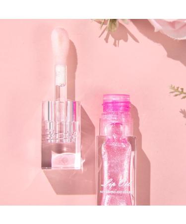 Bekoeen 2Pcs Magic Color Changing Lip Oil Lipstick Big Brush Hydrating Glimmer Glow Oil Long Lasting Moisturizing Smooth Non-Sticky Lip Gloss Lip Balm Fresh Lip Oil Stain Girl's Lip Care (light pink) - Buy Online on GoSupps.com