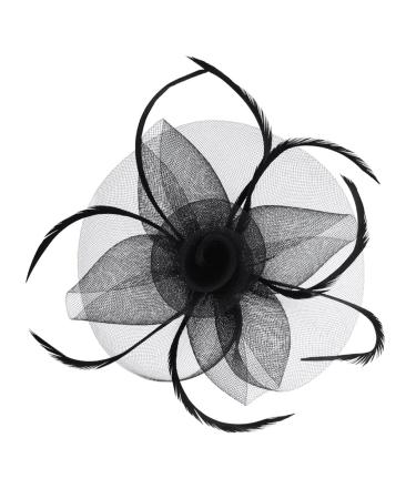 Flowers fascinator bride pate headdress yarn bride hair jewelry wedding hair clip hat headband hair clip hairpin hair band for party church wedding