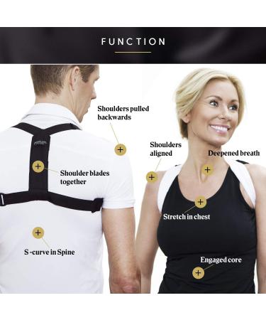 Flexi Shoulder Muscles Support - Adjustable Posture Corrector Brace for Men & Women | Relieve Neck & Back Pain Improve Posture & Increase Oxygen Intake - Buy Online on GoSupps.com