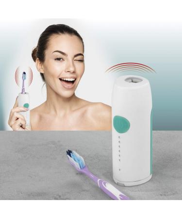Maxxmee Sonic Boost Toothbrush Holder | Enhance Your Sound Toothbrush | Thorough Cleaning with Sound Technology | White/Turquoise  - Buy Online on GoSupps.com