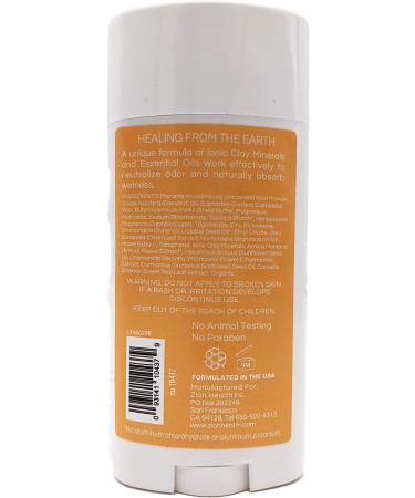 Zion Health Bold ClayDry Deodorant - Honeysuckle 2.8 oz | Natural, Long-Lasting Protection - Buy Online on GoSupps.com