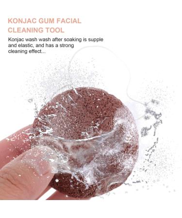 Buy EXCEART 6pcs Konjac Face Wash Sponges - Eco-Friendly Cleansing Makeup Remover Wipes - Assorted Colors for Skincare & Beauty - Buy Online on GoSupps.com