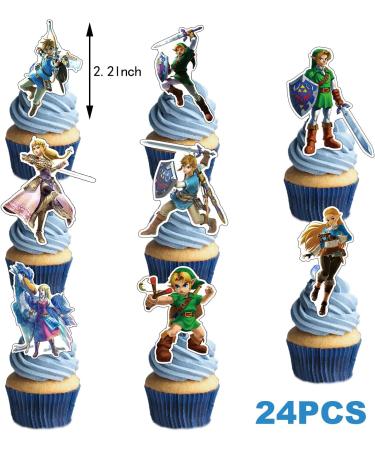 25pcs Z Cake Toppers Cupcake Topper Z Birthday Party Supplies for the Z birthday party decoration - Buy Online on GoSupps.com