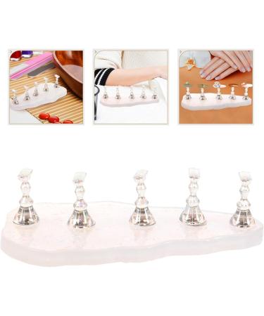 minkissy 1 Set Press on Nail Holder Nail Art Stand Nail Accessories Nail Stuff for Acrylic Nails Nail Display Stand Nail Stand Nail Painting Stand Nail Art Kits False Nails Portable Magnet - Buy Online on GoSupps.com