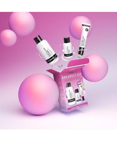 INKEY List Breakout 101 Kit: Salicylic Acid Cleanser, Niacinamide Serum, Succinic Acid Blemish Treatment for Clear Skin | All Ages - Buy Online on GoSupps.com