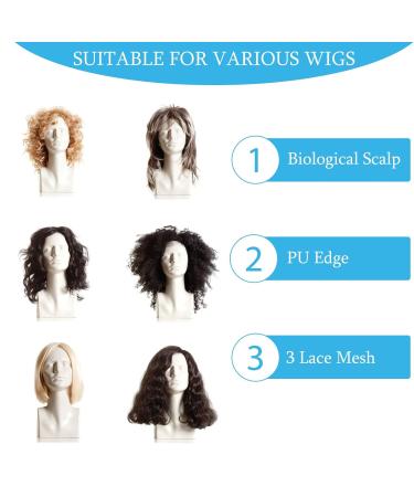 Double Sided Arc Wig Tape 40 Pcs - Extra Strong Waterproof Tabs for Hair Extensions - Pre-cut Glue Strips for Lace Front Wig - 1.96 X 0.86 In - 160 Piece - Buy Online on GoSupps.com