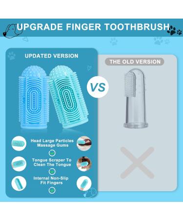Shop Mzhjywjw 4-Pack Silicone Dog Toothbrush & Finger Toothbrush - Multi-Colored Cat & Puppy Tooth Cleaning Products for Healthy Teeth - Buy Online on GoSupps.com