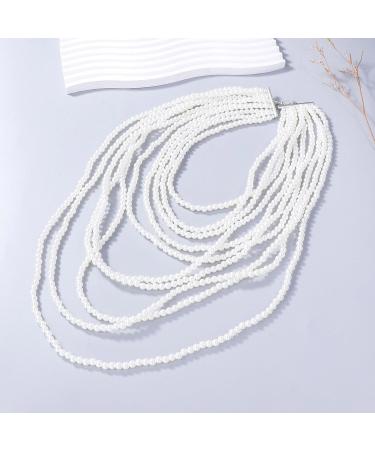 KUAIYIJU Fashion Pearl Necklace for Women | Layered Long Sweater Chain | Wedding Jewelry & Clothing Accessories - Buy Online on GoSupps.com