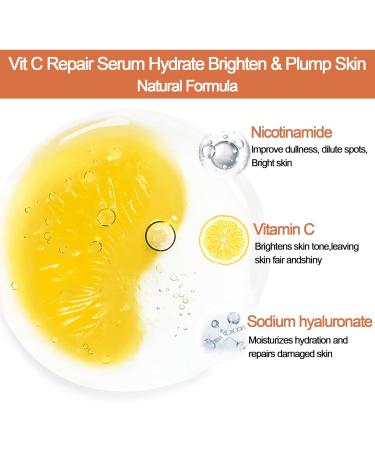 SPF 50 Face Sunscreen Set with Vitamin C Serum - Anti Aging & Sun Protection - Buy Online on GoSupps.com