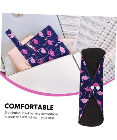 Reusable Bamboo Charcoal Menstrual Pads Set for Women & Men, Feminine Napkin Accesorios para Mujer - Size 3, Convenient & Portable Household Napkins - Always Pads Alternative - Buy Online on GoSupps.com