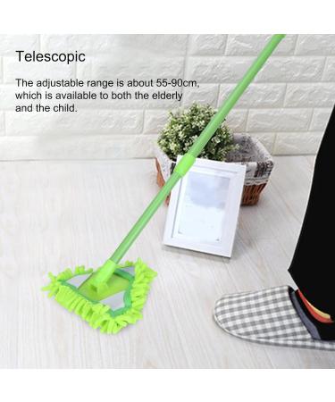 Extendable Mop 37 Inch Wall Mop with Long Handle Chenille Microfiber Cleaning Head Wall Mop 180 Degree Rotatable Triangular Cleaning Mop Home Wall Ceiling Floor Cleaning - Buy Online on GoSupps.com