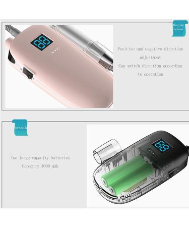 Electric Nail Drill 35000 RPM Nail Art Accessory Portable USB Electric Nail Drill Professional Electric Grinder Tool for Salon Use Or Home DIY - Buy Online on GoSupps.com