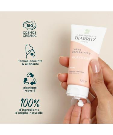 Laboratoires de Biarritz Organic Reparative Hand Cream 50ml - Buy Online on GoSupps.com