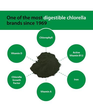 Sun Chlorella Powder - Green Algae Superfood for Immunity, Gut Health & Energy | Non-GMO | 30 Packets - Buy Online on GoSupps.com