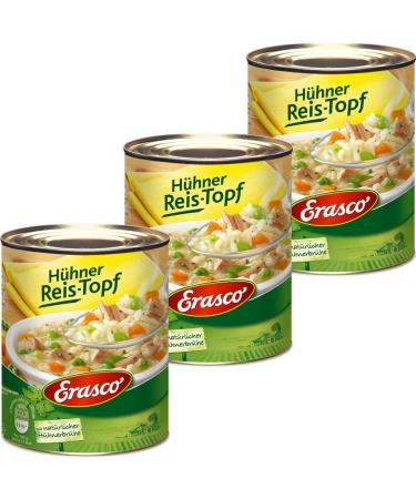 n.v. Erasco Rice Pots with Carrots and Fresh Herbs 800g (Pack of 3)