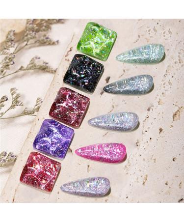 KRISNICE Color Changing Gel Nail Polish Gift Set - White Black Glitter Mood Chameleon - Soak Off UV LED Thermal Temperature Art Manicure Kit Varnish (KWB2-003) - Buy Online on GoSupps.com
