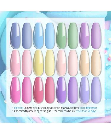 UR SUGAR UV Nail Polish Pastel Shellac Set - 12PCS Macaroon Candy Gel Colors for Spring - Perfect for Stunning Gel Nails - Buy Online on GoSupps.com