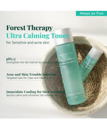 Forest Therapy Ultra Calming Toner 5.07Oz - Acne Relief & Hydrating Facial Toner for Sensitive Skin | Korean Skin Care - Buy Online on GoSupps.com