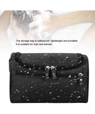 Jerliflyer Waterproof Storage Bag for Razors & Travel Essentials - Portable Shampoo & Washing Organizer for Men & Women (Black) - Buy Online on GoSupps.com