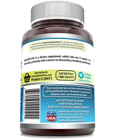 Amazing Formulas ALA/ALC (Alpha Lipoic Acid/Acetyl L-Carnitine) Supplement | 750 Mg Per Serving | Capsules | Non-GMO | Gluten-Free | Made in USA (2 Pack 120 Count) - Buy Online on GoSupps.com