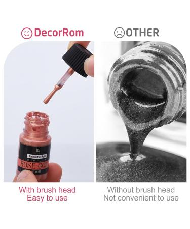 Liquid Edible Glitter 60ml - Metallic Gold Food Coloring for Cakes Cupcakes Cookies & Baking - Buy Online on GoSupps.com