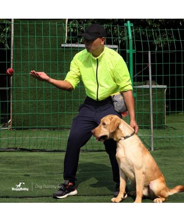 Doggy Dobby Dog Treat Training Pouch Bag Adjustable and Removable Extra Long Waist Belt Shoulder Strap 4 Ways to Wear Easily Carries - Buy Online on GoSupps.com