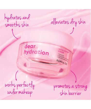 BANILA CO Dear Hydration Water Barrier Cream - Intense Hydration Pink Cactus Water Dermatologist Tested (50ml - Buy Online on GoSupps.com