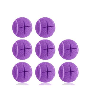Mloowa Precut Walker Tennis Balls 8 Pcs Balls with Precut Opening for Easy Installation Walker Accessories for Seniors Fit Most Walkers for Furniture Legs and Floor Protection Purple