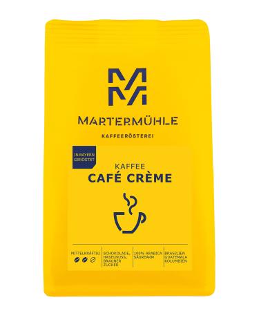 Marterm hle Marterm hle Caf Cr me Sweet Coffee Beans 1kg Arabica Chocolate Flavouring Fully Rolled Coffee Beans Gentle Low Acid