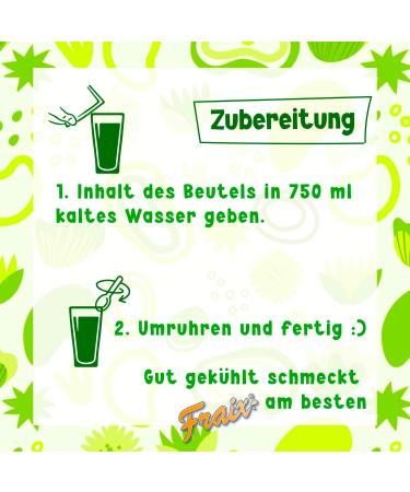 TSI Consumer Goods FRAIX Waldmeister drink powder 100 pieces 100 x 100 g value pack refreshing instant powder with floral flavor fruit powder perfect for picnic birthday party - Buy Online on GoSupps.com