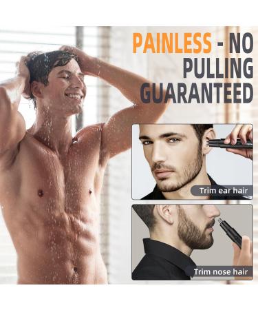 2024 Ear and Nose Hair Trimmer for Men & Women | Painless Battery-Operated Facial Hair Clipper | IPX7 Waterproof Dual Edge Blades - Buy Online on GoSupps.com