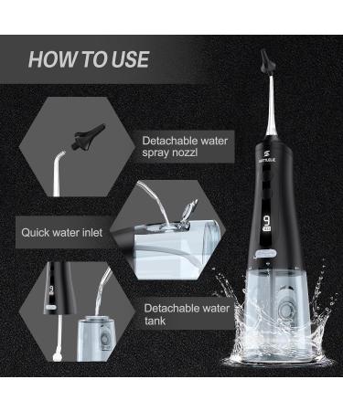 Electric Ear Wax Removal Tool - GATTLELIC Safe & Effective Water Powered Ear Cleaning Kit with 9 Pressure Modes & 6 Tips | International Shipping Available - Buy Online on GoSupps.com
