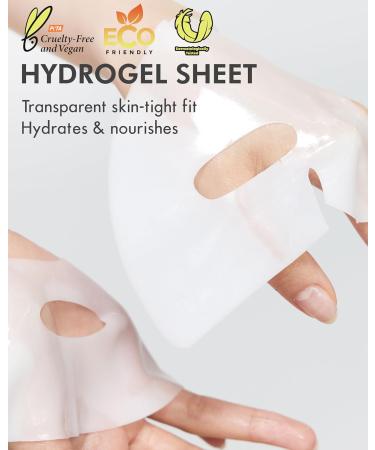 DERMAL 39 Combo Pack Sheet Mask + Vitamin Hydrogel Melting Jelly Gel Mask 4ea Bundle - Buy Online on GoSupps.com