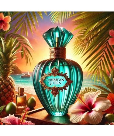 reflection of CARIBBEAN QUEEN is a TROPICAL FRUITY SWEET fragrance for women alcohol-free hypoallergenic perfume body oil