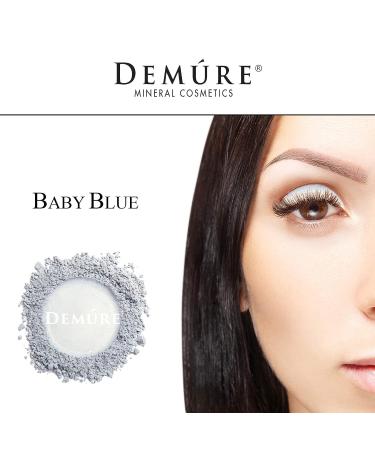 Demure Mineral Baby Blue Matte Eyeshadow - Loose Powder for Professional Eye Makeup - Buy Online on GoSupps.com