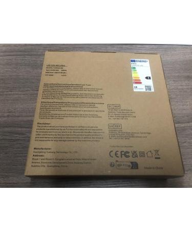 Modern Black LED Ceiling Lamp - 18W Cold White Light for Bathroom Kitchen & Living Room (2-Pack) - Buy Online on GoSupps.com