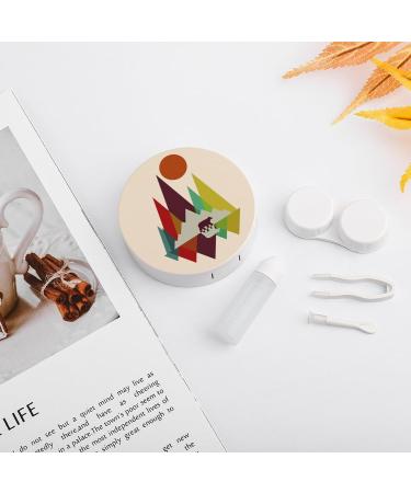 California Mountains Bear Contact Lens Travel Kit | Portable Cute Contact Box with Mirror for Outdoor Use - Shop Now - Buy Online on GoSupps.com