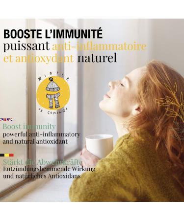 ORIGENS Yell-OW! Organic Turmeric Ginger Herbal Tea 125 g | Ginger Turmeric Black Pepper and Lemon Infusion | For Iced/Hot T - Buy Online on GoSupps.com