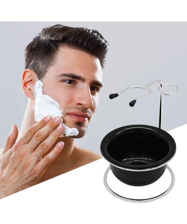 Shaving Stand Kits for Men Universal Heavy Stainless Shaving Brush Stand Holder with Shaving Bowl-The Best Safety Razor Stand for Place Manual Razor Blades Shaving Brush Shaving Bowl (Black) - Buy Online on GoSupps.com