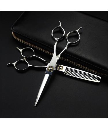 Shears for Hair Cutting 6 Inch Barber Scissors Hair Salon Flat Scissors Hairdressing Scissors Beauty Scissors Thinning Scissors Hair Cutting Kit Set B - Buy Online on GoSupps.com