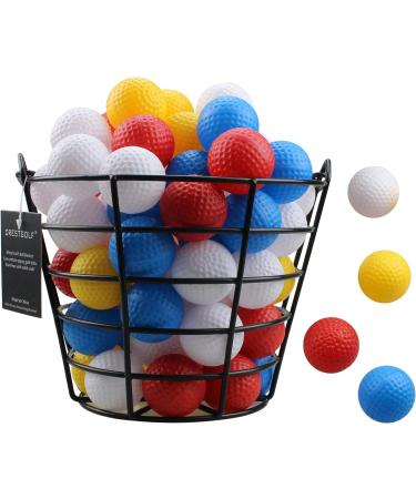 Crestgolf 2PCS Stainless Metal Golf Ball Basket Container - 2 Pack - Buy Online on GoSupps.com