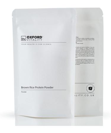 Brown Rice Protein Powder 500g | Vegan | Premium Protein | Muscle Gain and Maintenance | Oxford Vitality - Buy Online on GoSupps.com