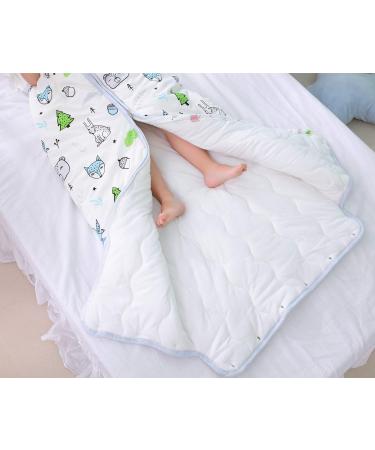 Chilsuessy 3.5 Tog Winter Baby Sleeping Bag - Blue Animal Print - 150cm - 6-9 Years - Buy Online on GoSupps.com