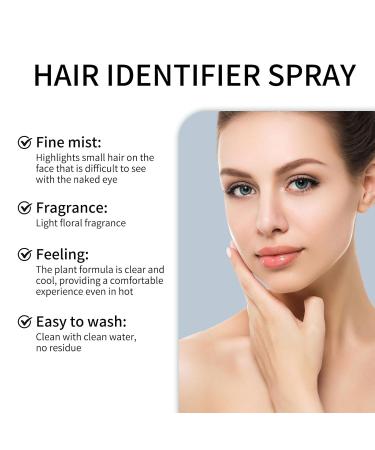 Hair Identifier Spray for Face Shaving Hair Identifier Spray for Face Dermaplaning Hair Identifier Spray Facial Hair Identifier Spray for Dermaplaning - Buy Online on GoSupps.com