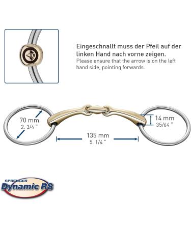 Buy Sprenger Dynamic RS Bridle 14mm SENSOGAN Silver 13.5 - Premium International Shipping Available - Buy Online on GoSupps.com
